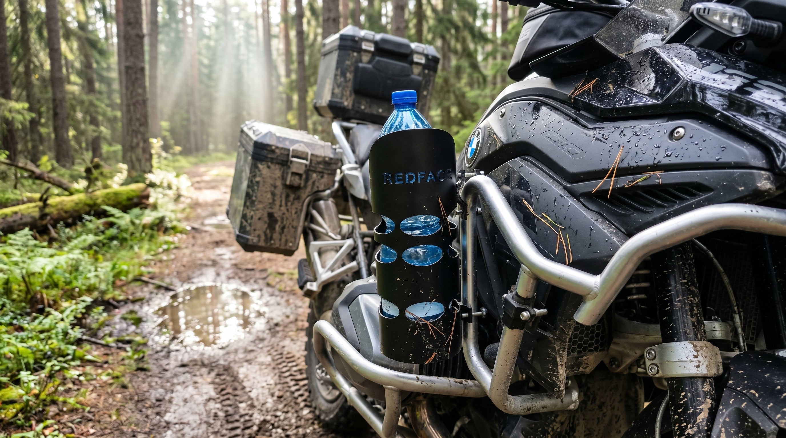 REDFACE ADV - Uchwyt motocyklowy na butelkę PET 1,5 L